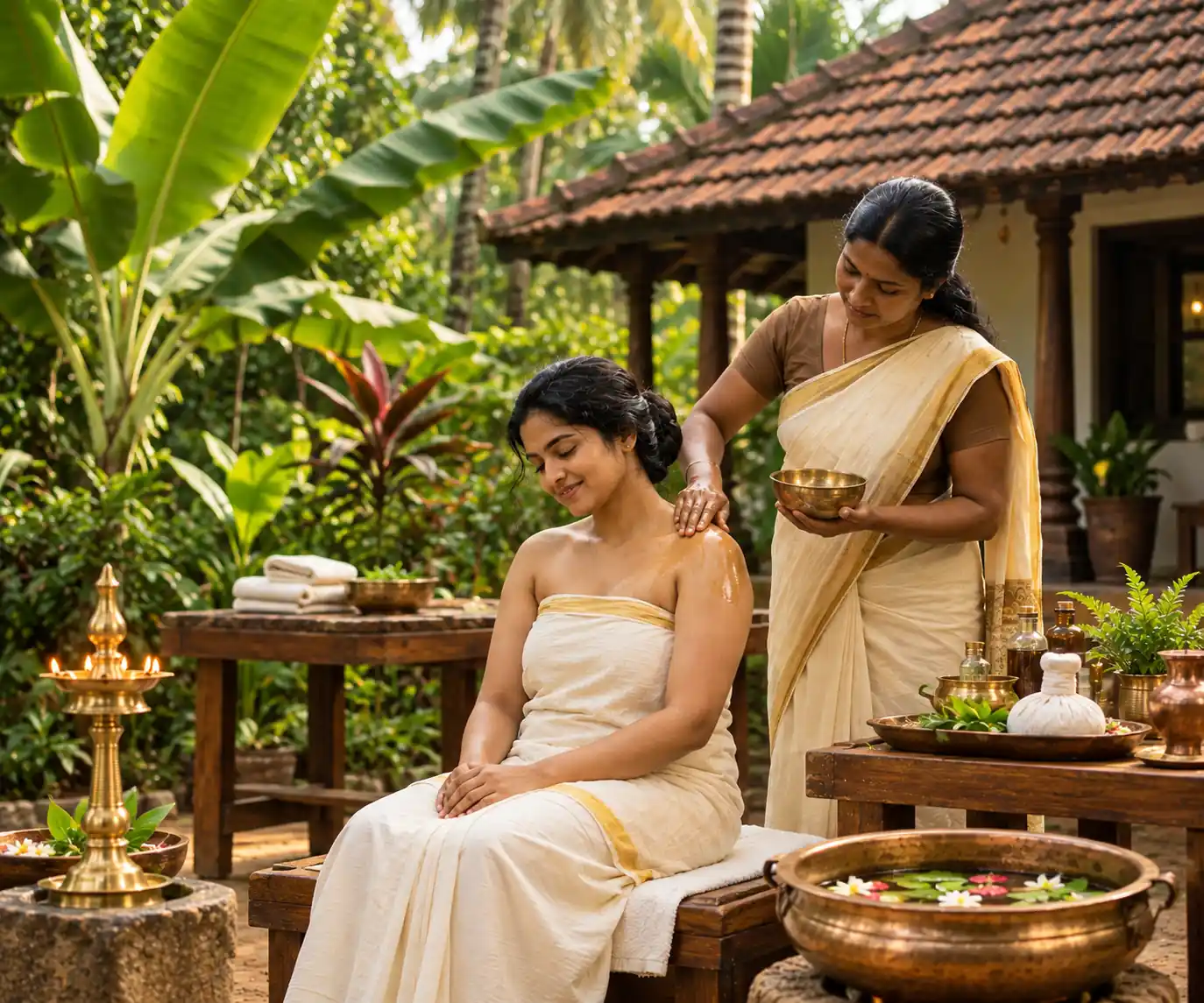 Vedh Kuli (Warm Bath)